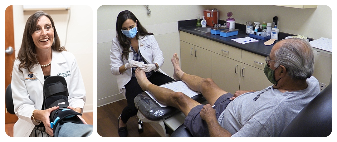 Dr. Gina Wilvang with patient
