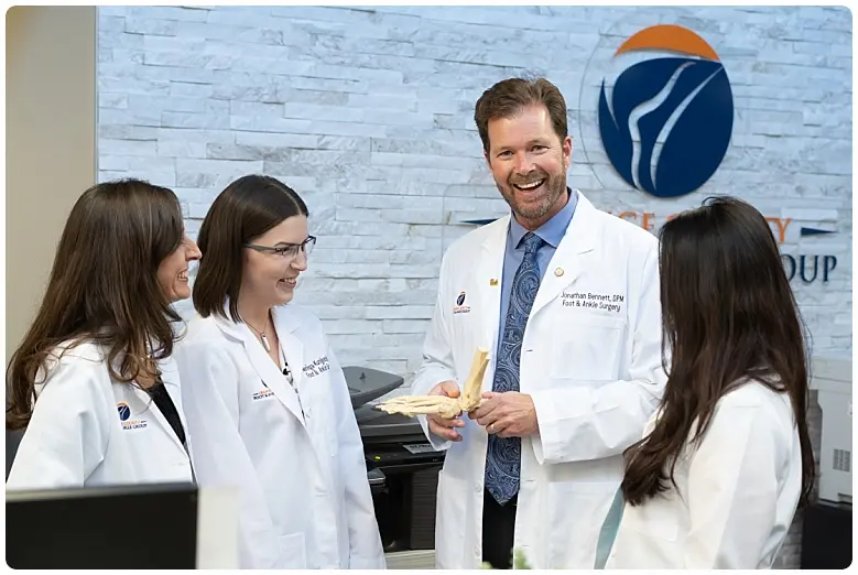 Dr Bennett and Staff